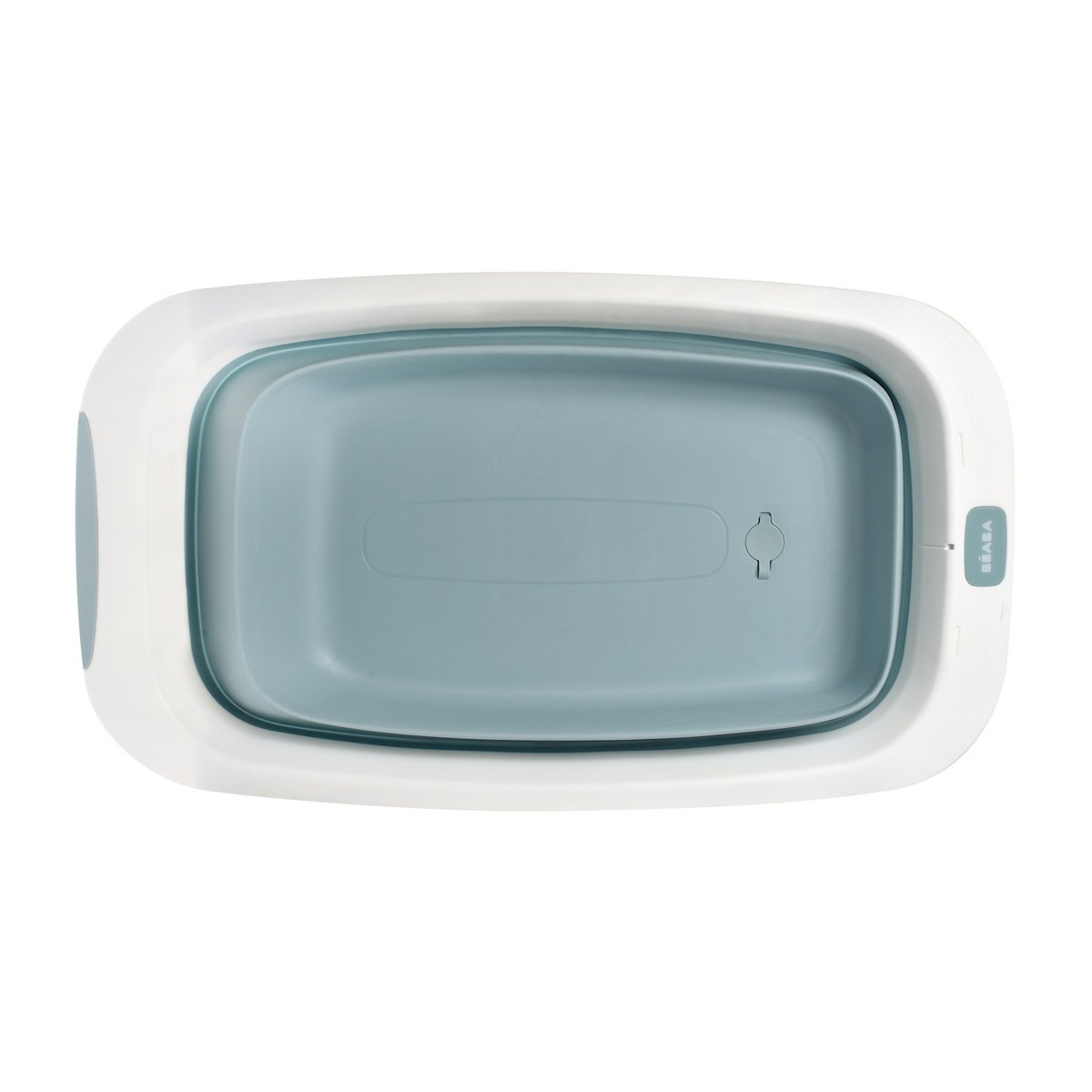 Baignoire pour bébé pliable et compacte EAZY POP bleu baltique, BEABA
