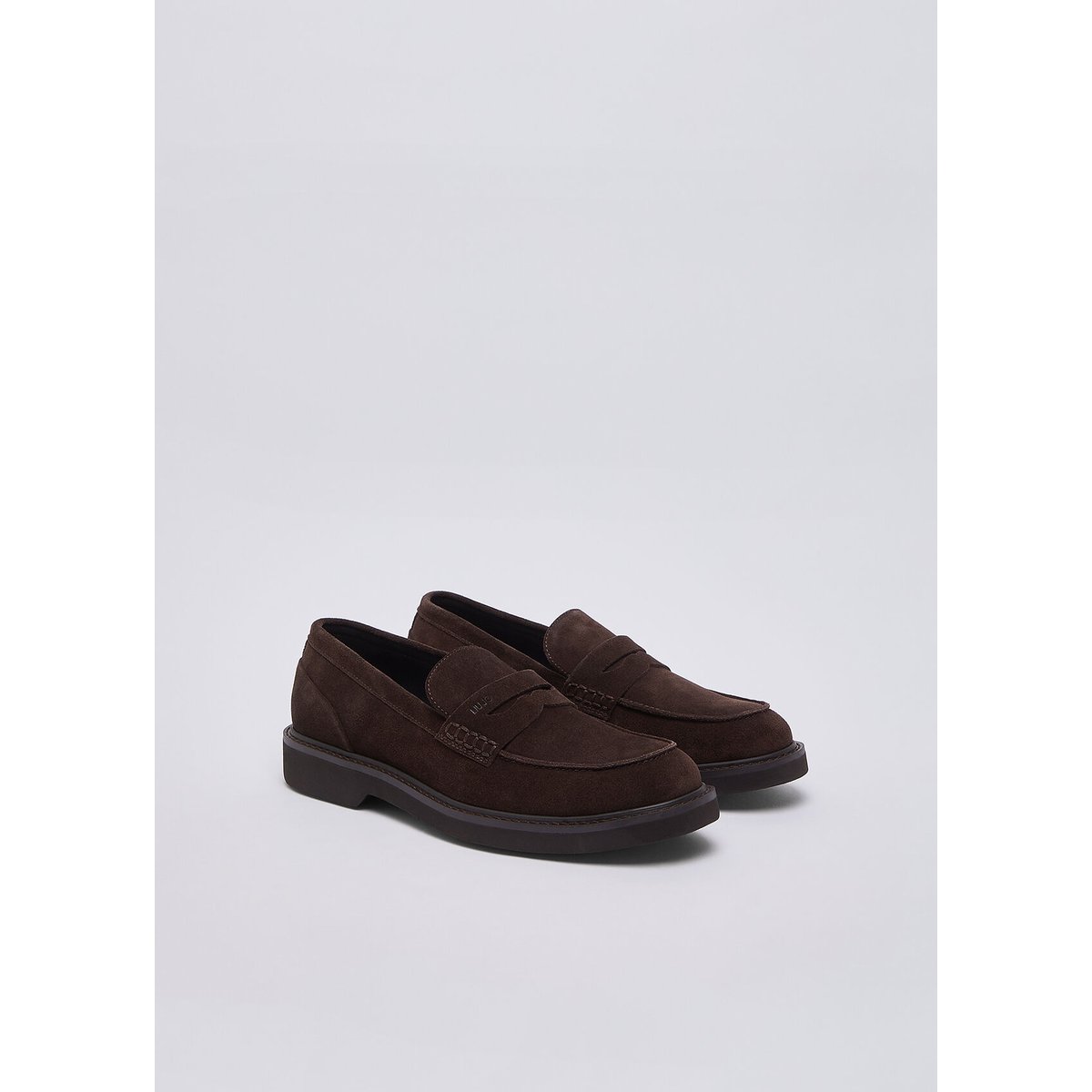 Mocassins homme en daim marron, LIU JO