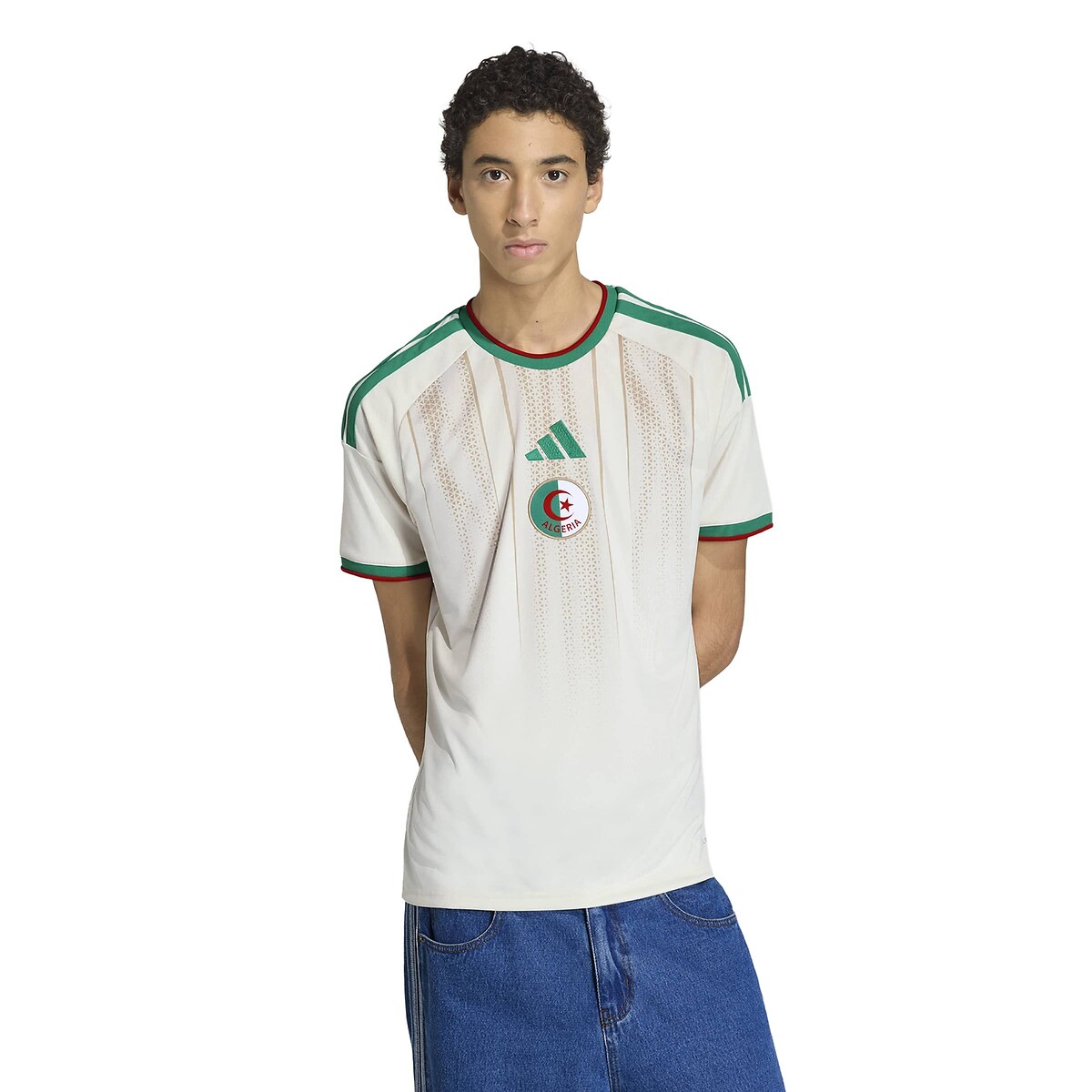 Replica Home Fussballtrikot Algerien – Weltmeisterschaft 20 beige, adidas Performance