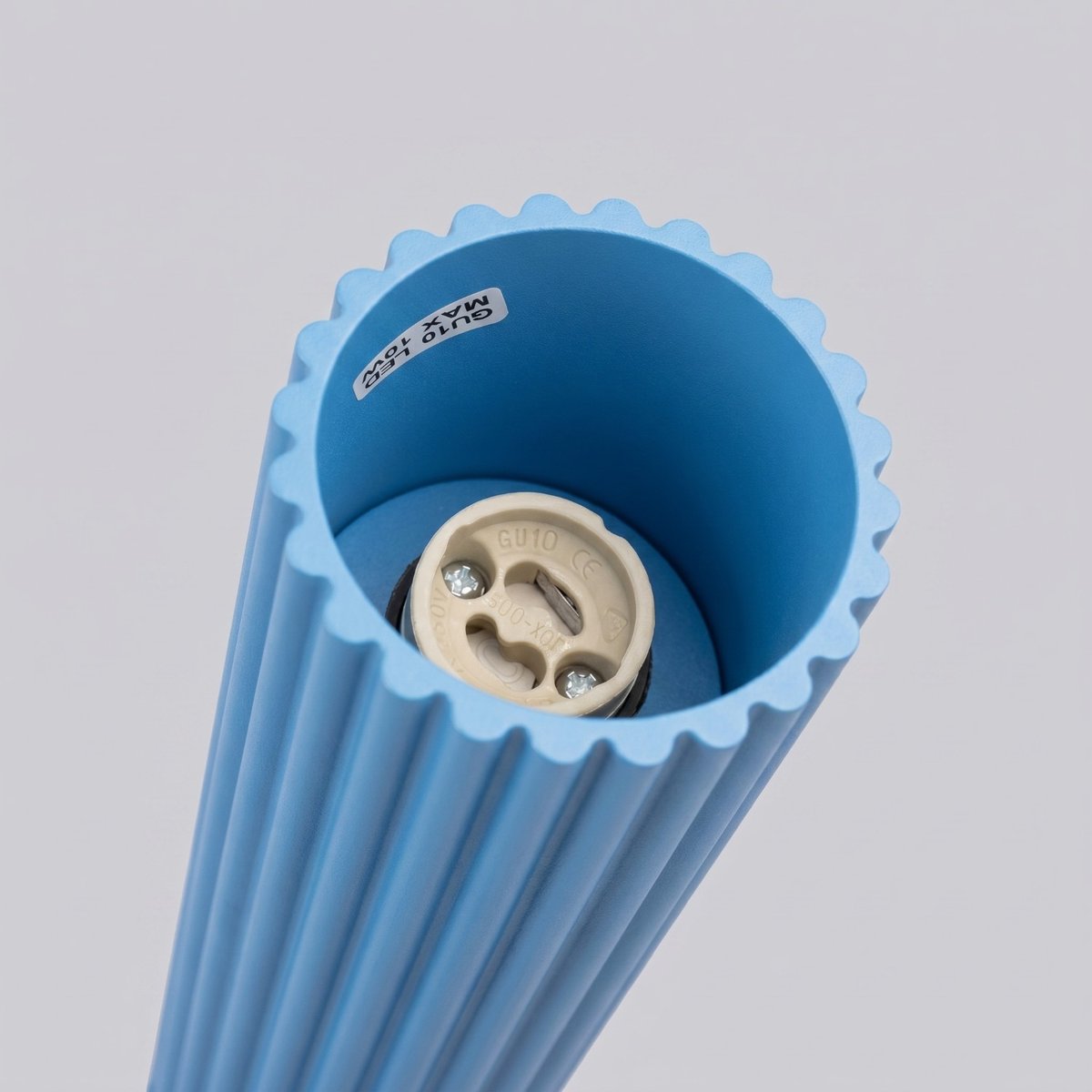 Plafonnier Aluminium Bleu GU10 1 KARBON bleu, EDEN