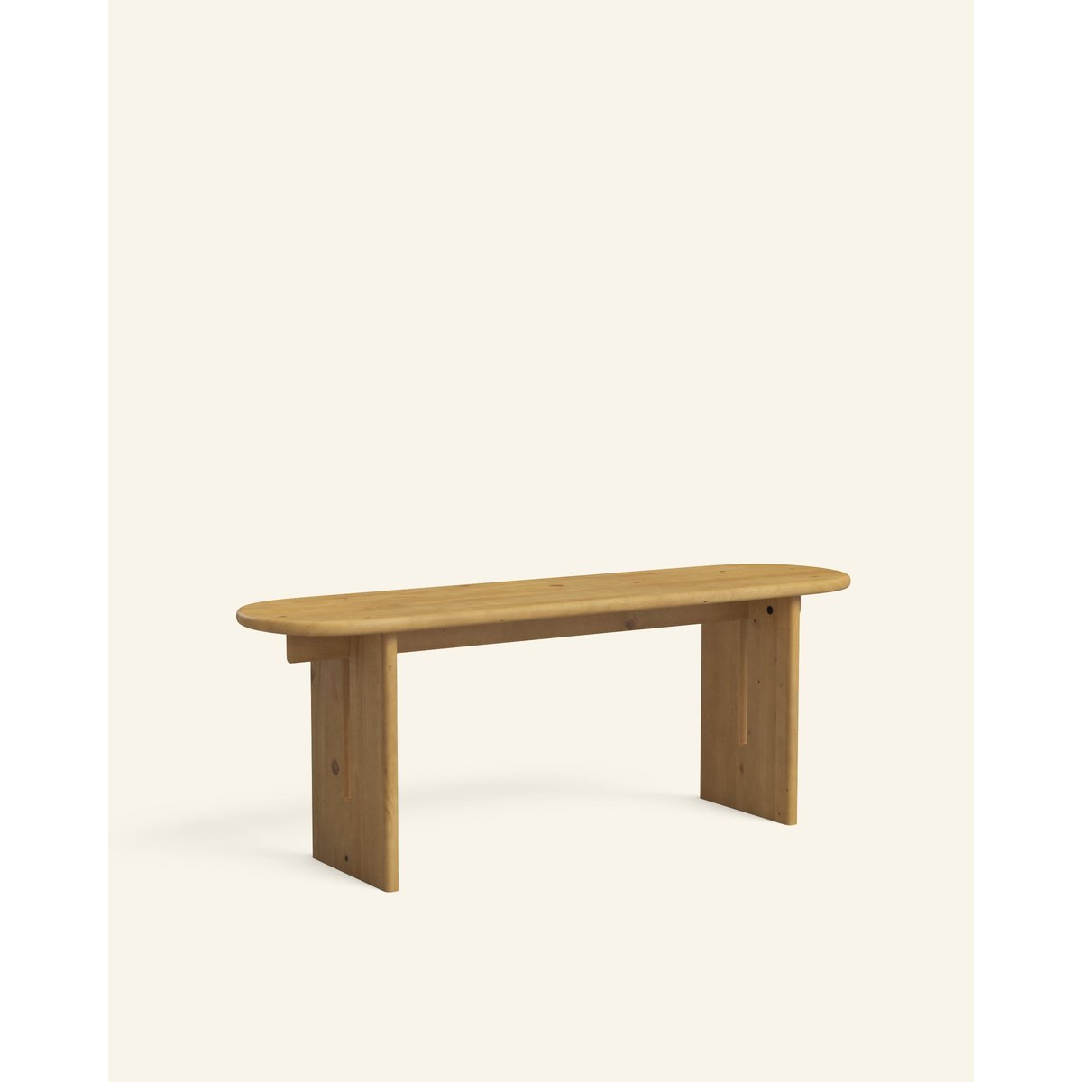 Banc en sapin naturel 120 cm - NUMA désert, HANNUN