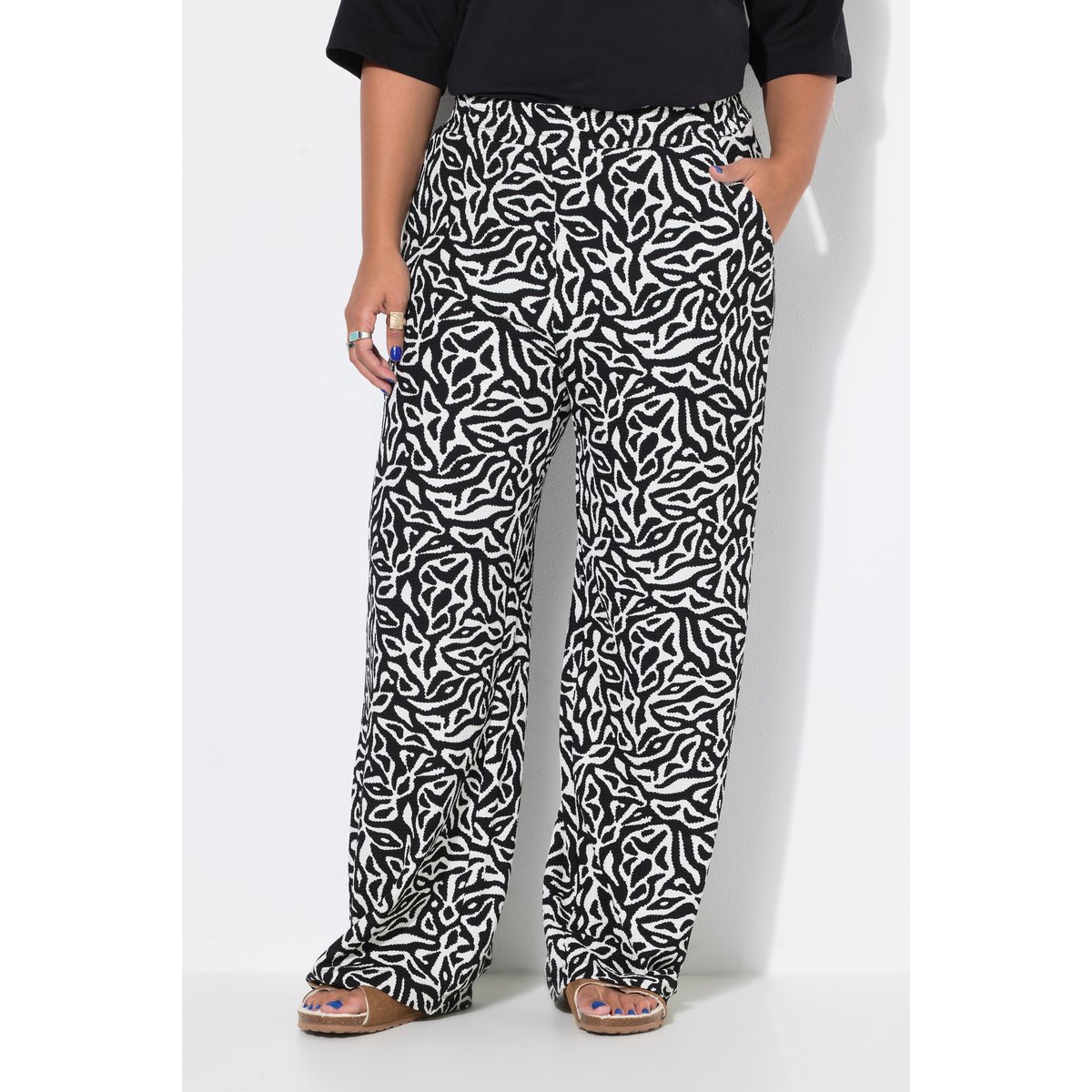Pantalon Wide Legs noir, STUDIO UNTOLD