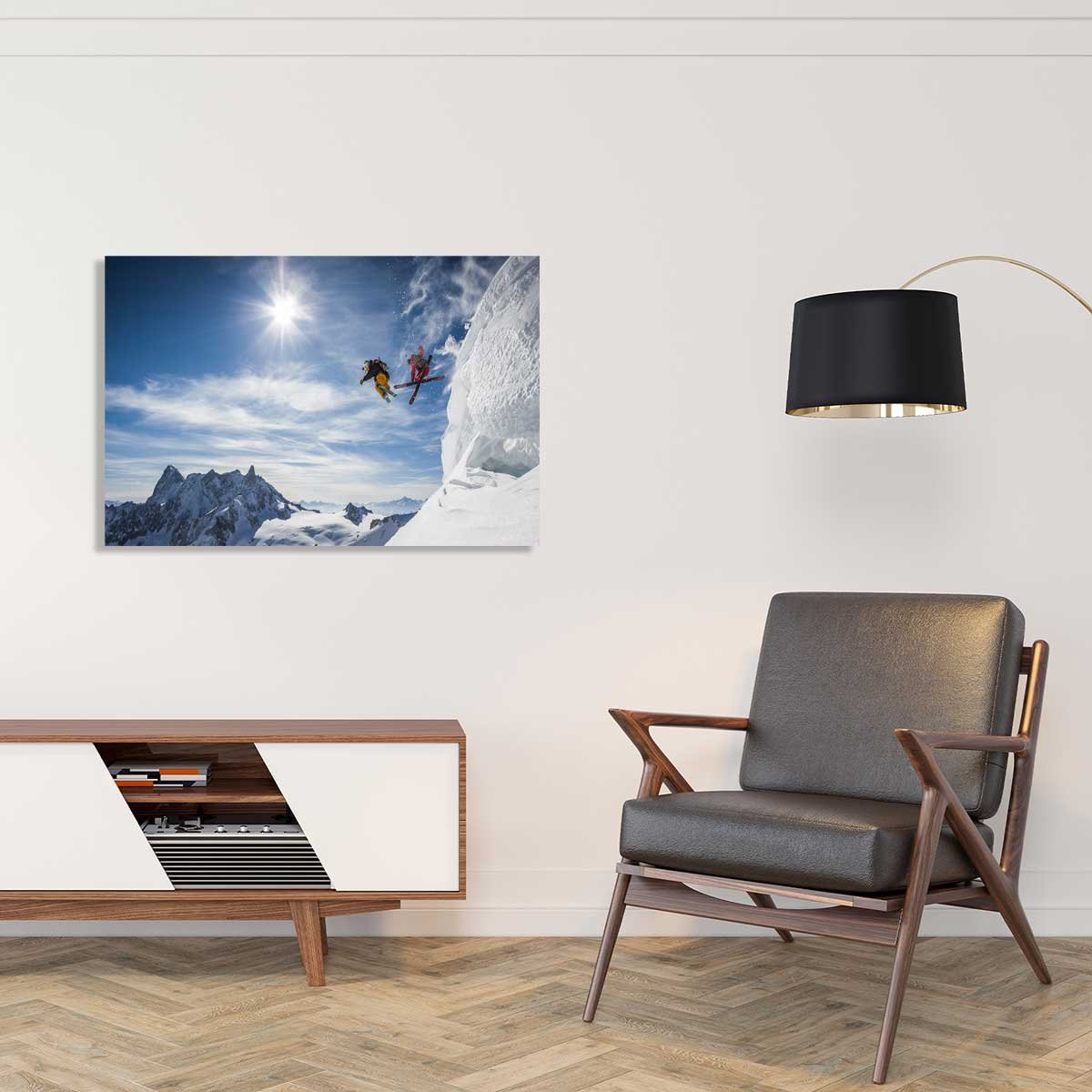 Tableau sport Jumping ski tableau alu dibond, HEXOA