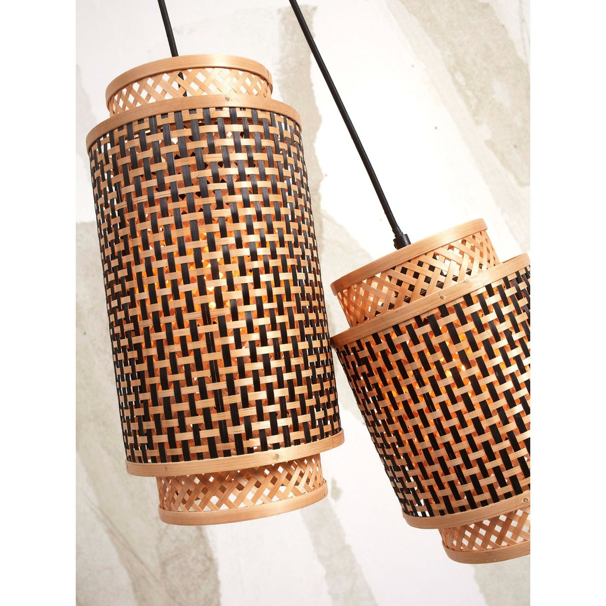 Suspension Bambou BHUTAN naturel, GOOD & MOJO