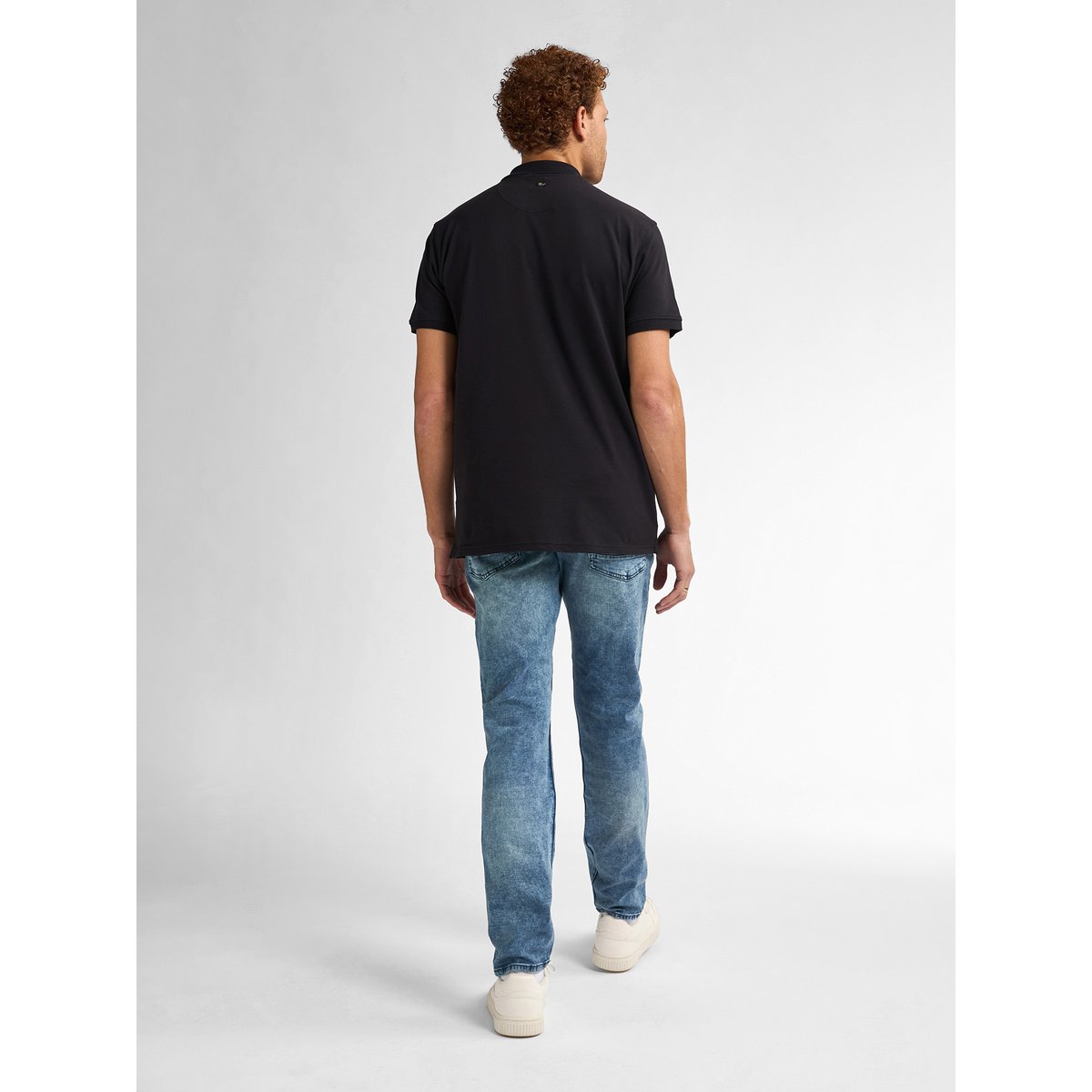 Polo classique noir black, PETROL INDUSTRIES