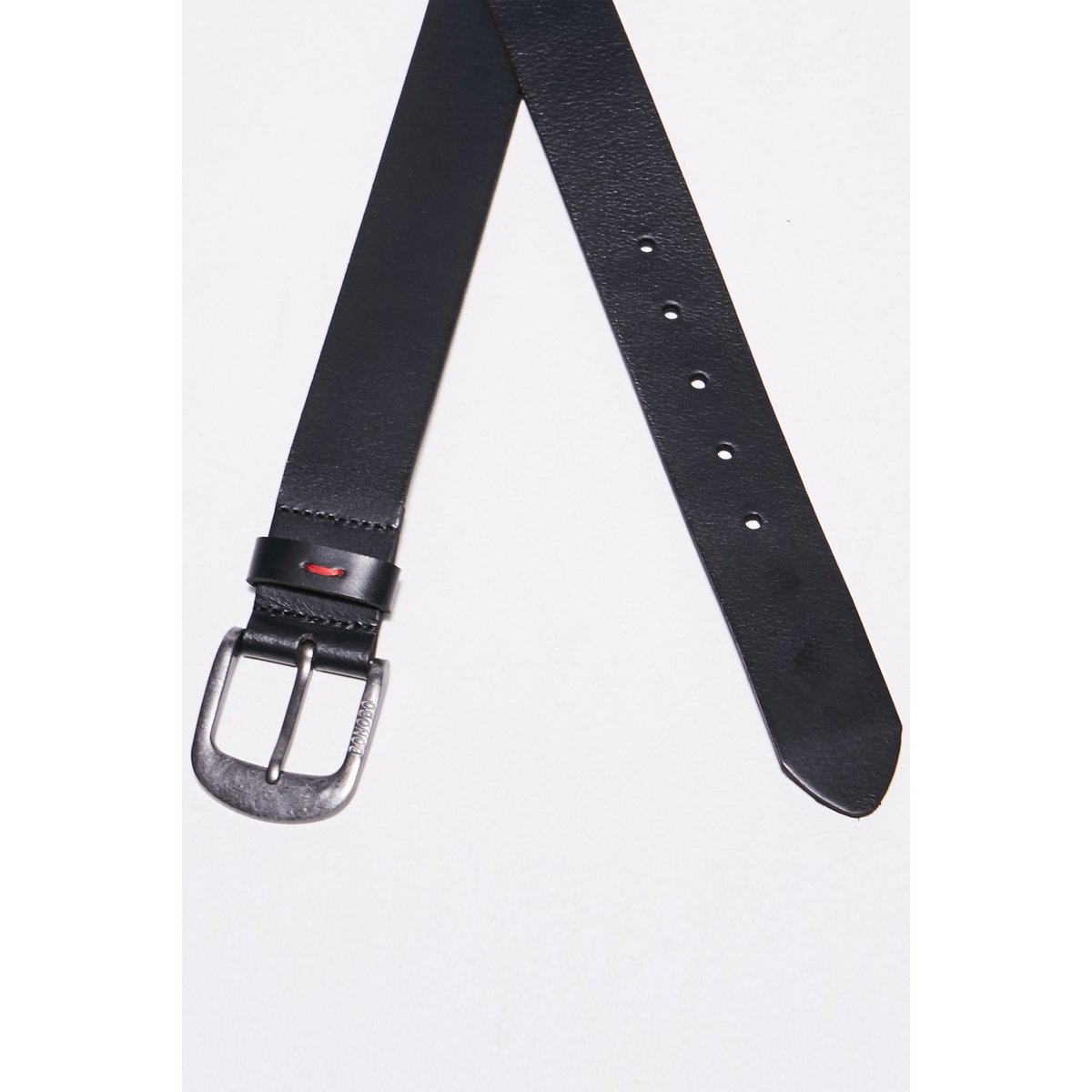 Ceinture en cuir noir, BONOBO
