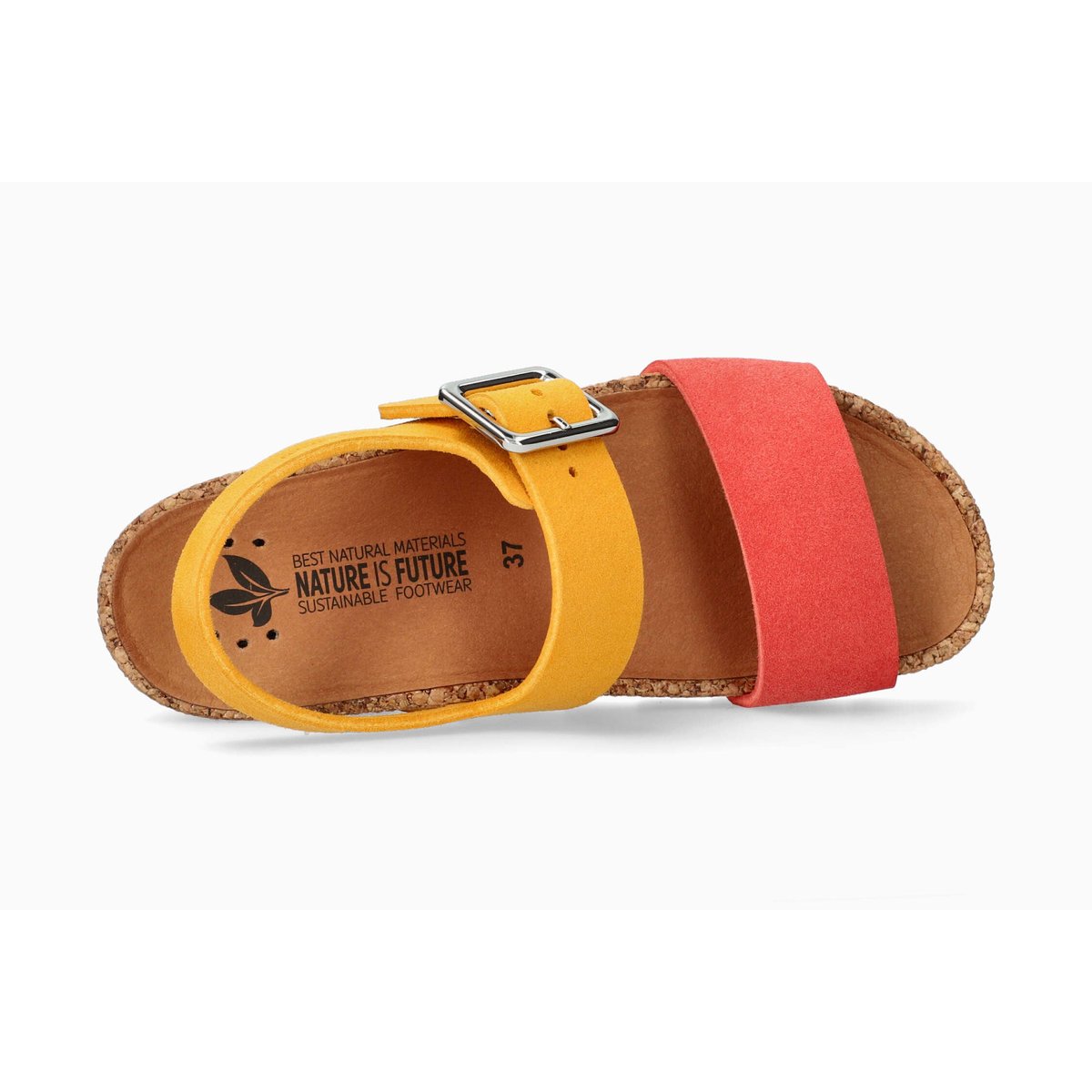 Sandales en cuir MAGGY orange 5145, MEPHISTO