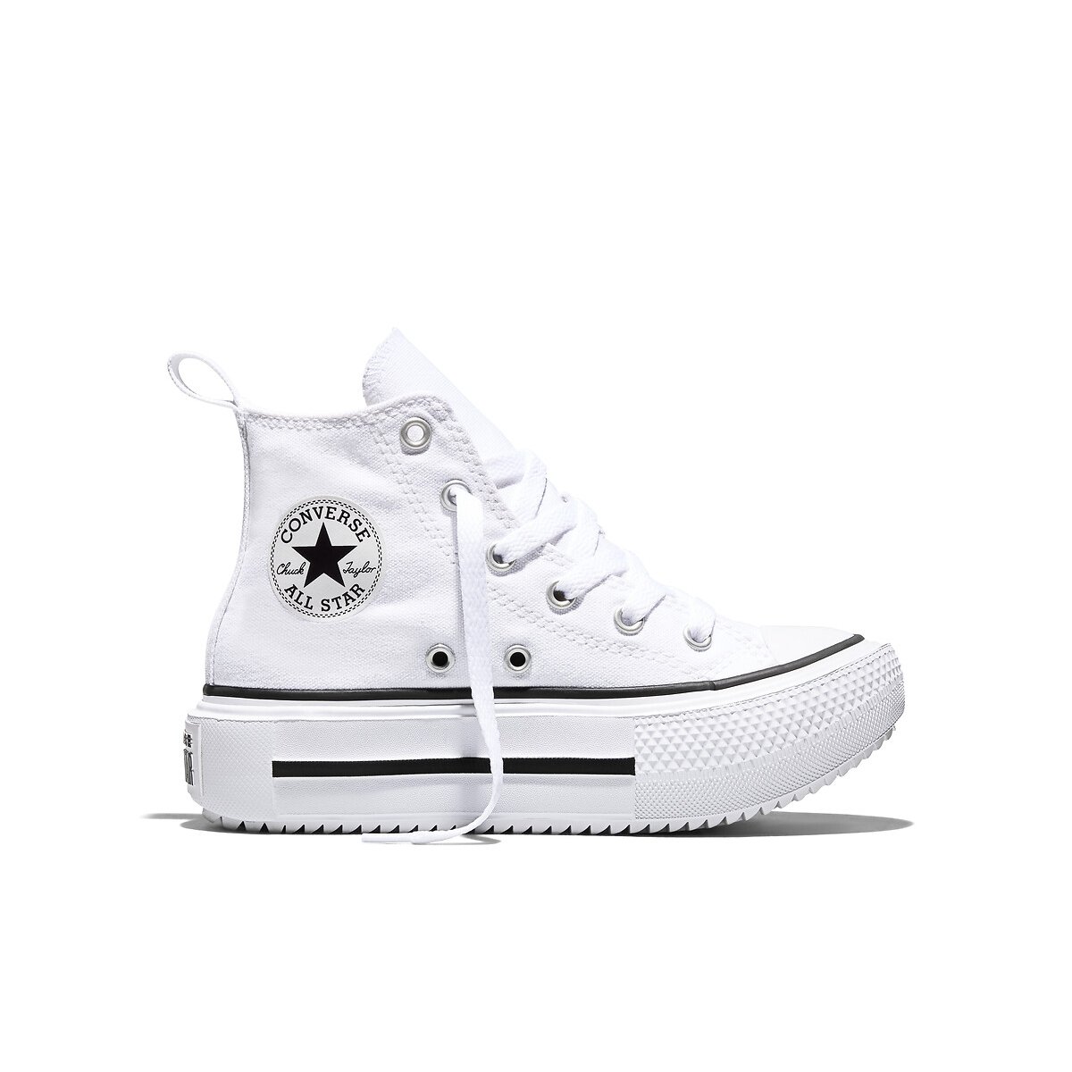 Baskets CHUCK TAYLOR ALL STAR LIFT DOUBLE STACK HI FOUNDATION blanc, CONVERSE