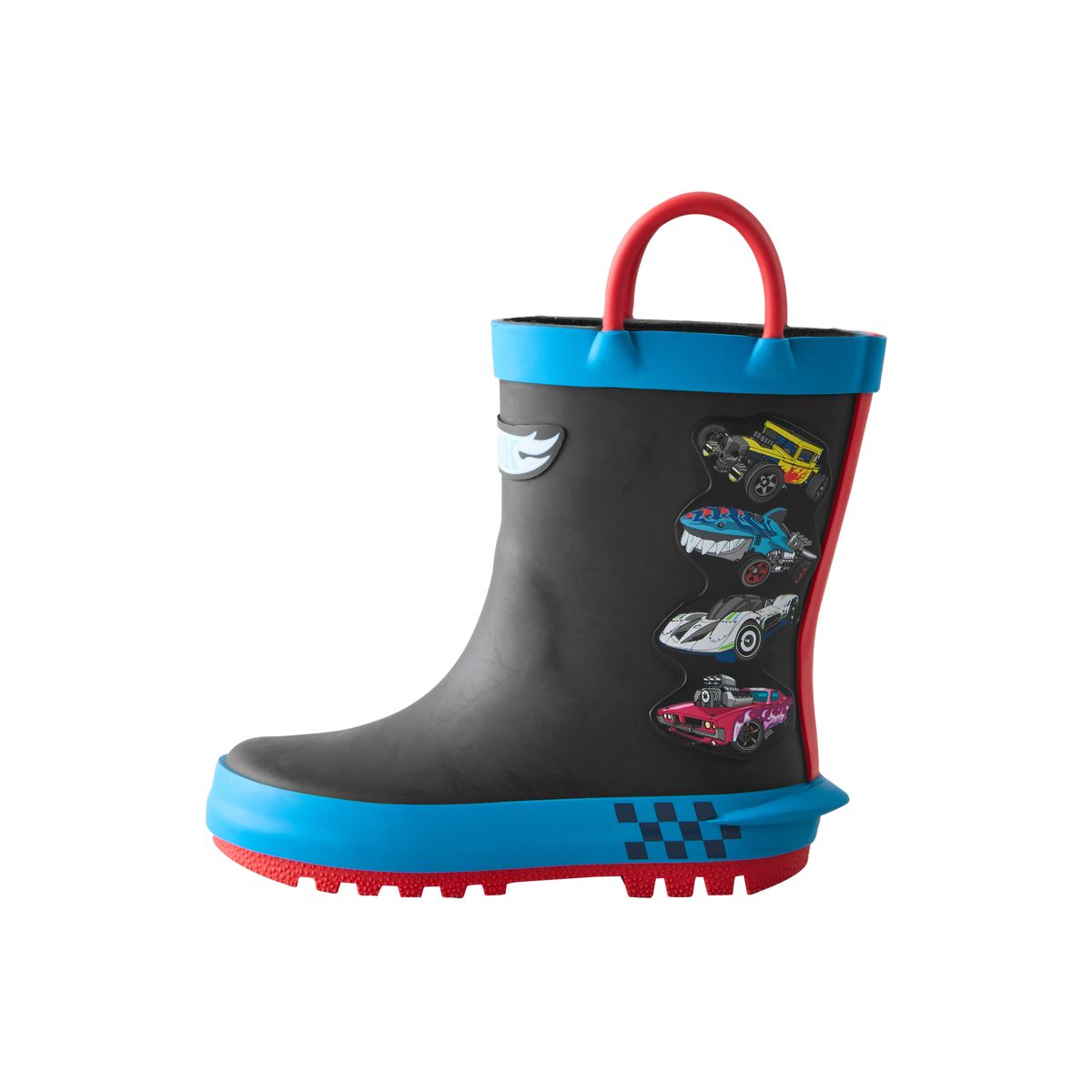 Bottines en caoutchouc avec poignées hot wheels noir, NEXT