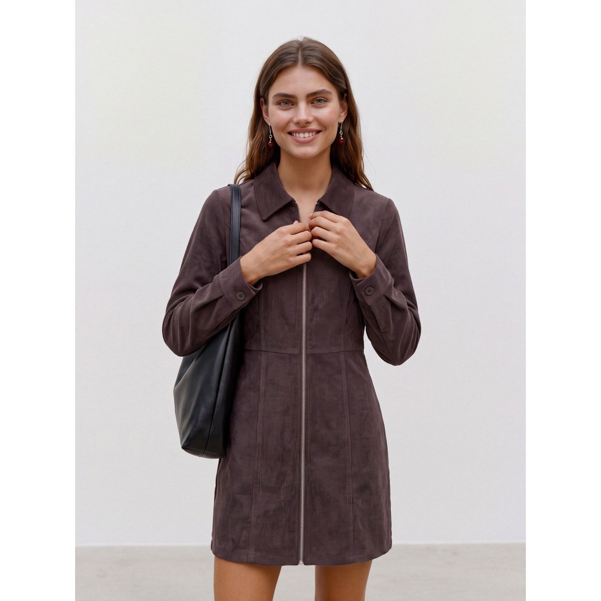 Robe Chemise chocolate torte, VERO MODA