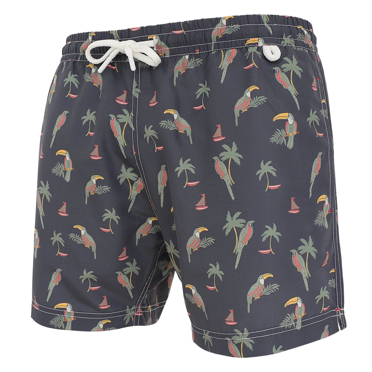 Short de bain MONTAUK 2454 Parrot vert, LES LOULOUS DE LA PLAGE