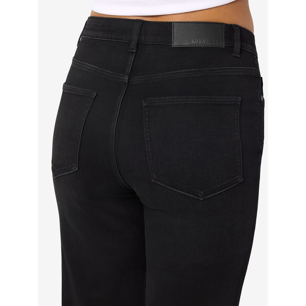Jean Évasé black denim, NOISY MAY