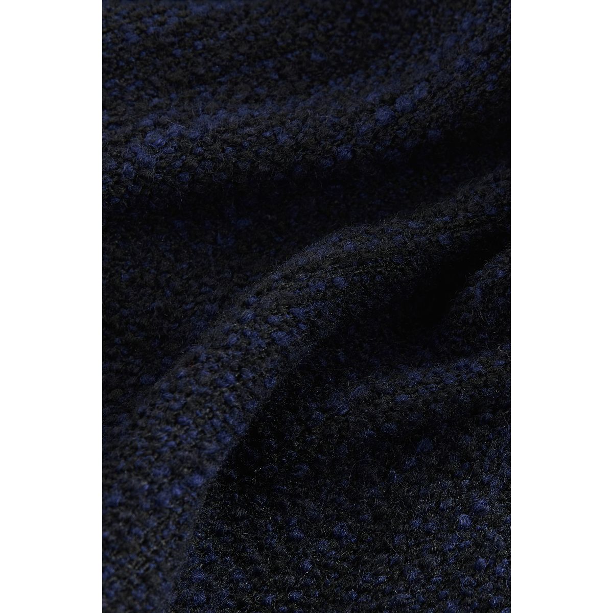 Veste-chemise boutonnée en maille bouclée bleu marine, NEXT
