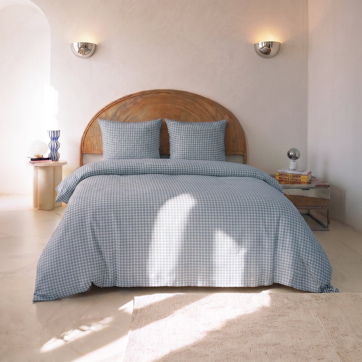Pack housse de couette + taie(s) d'oreiller coton Vichy vichy, DODO