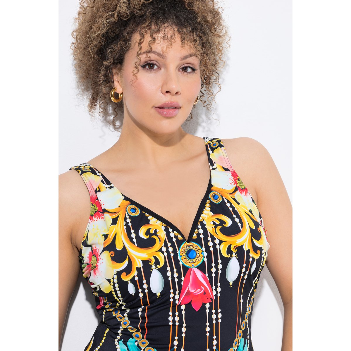 Maillot de bain à bonnets souples. Profond noir, ULLA POPKEN