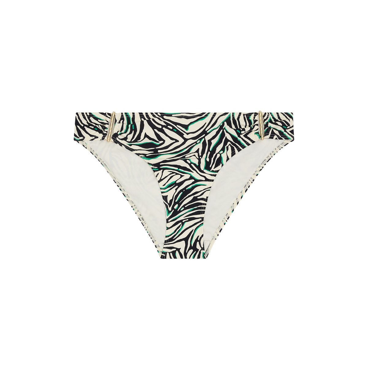 Bas de maillot de bain bresilien Tropical Splash. noir, AUBADE
