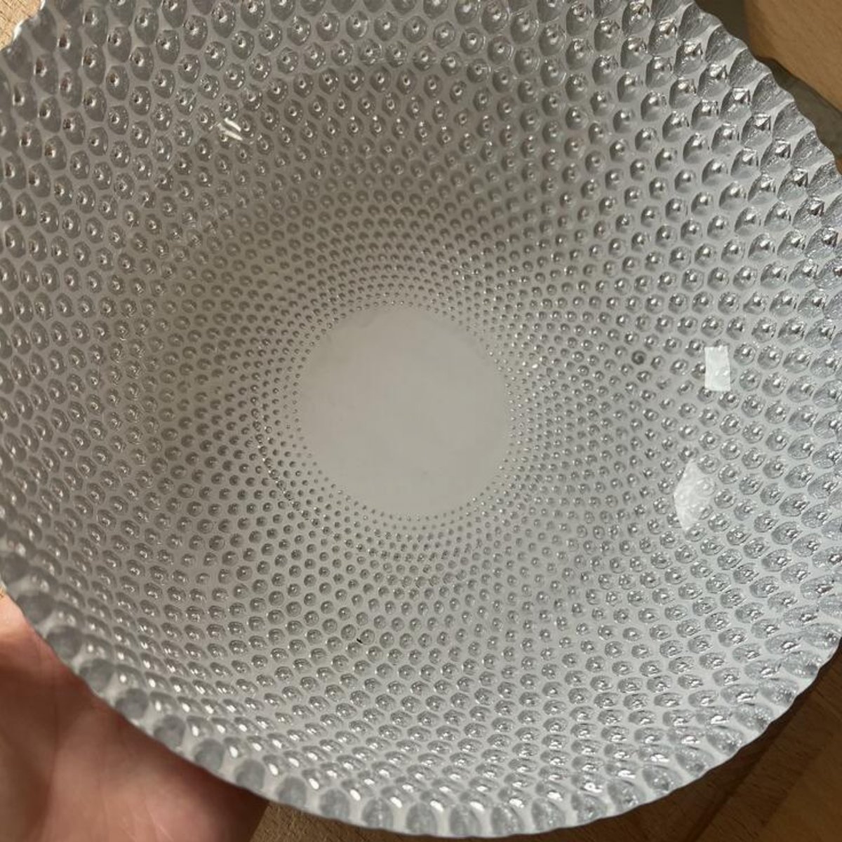 Bol décoratif en verre D18 argenté, SIA DECO