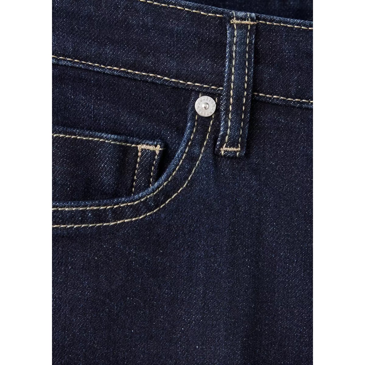 Jean Sienna flare crop bleu, MANGO