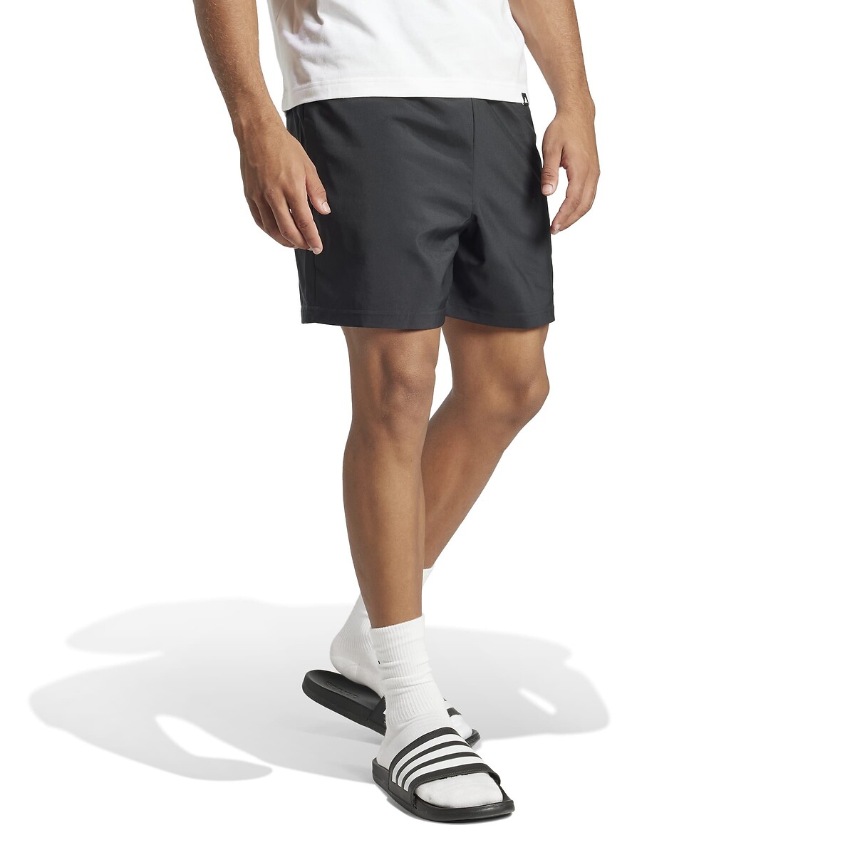 Short Chelsea petit logo, ESSENTIALS noir, ADIDAS SPORTSWEAR