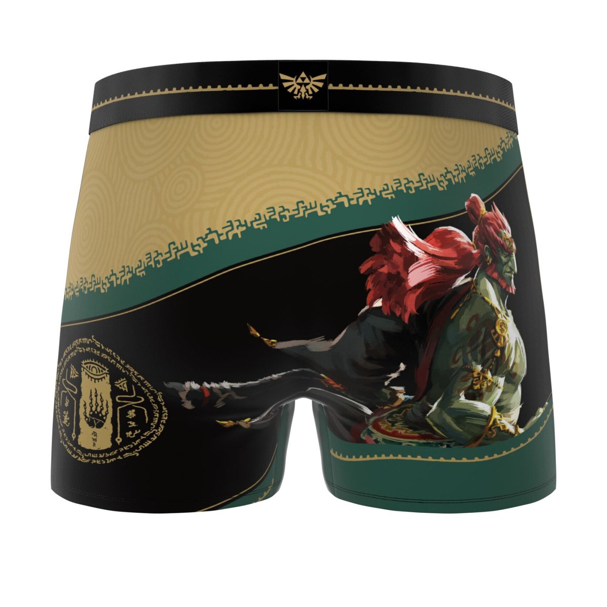 Lot De 4 Boxers Zelda vert/beige/blanc, FREEGUN
