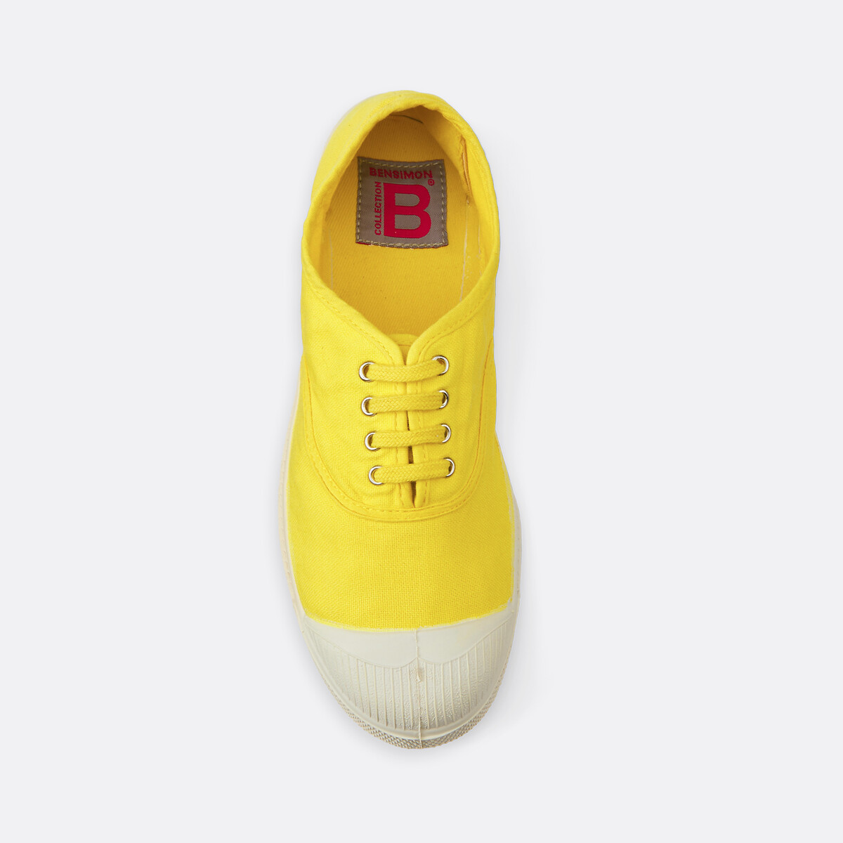 Tennis Lacci giallo vivo, BENSIMON
