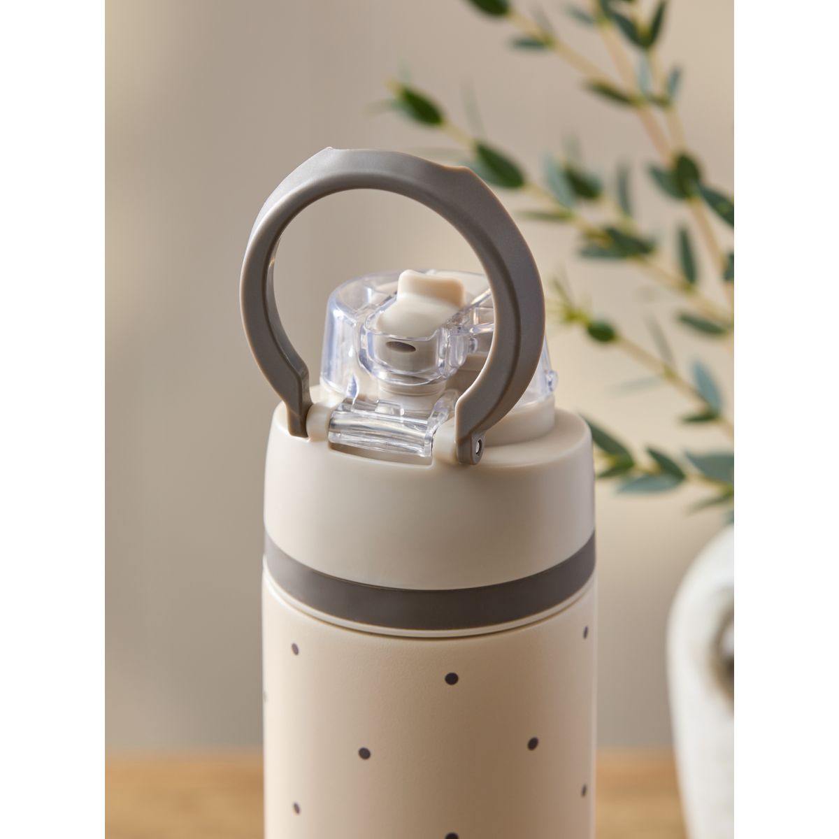 Gourde à pois paille ou goulot 700 ml crème, NEXT