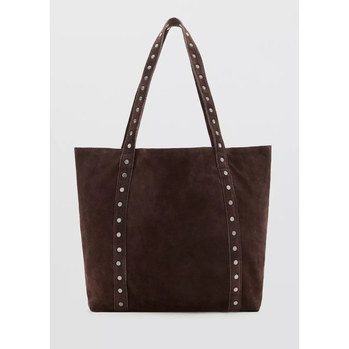Sac tote cuir chocolat, MANGO TEEN