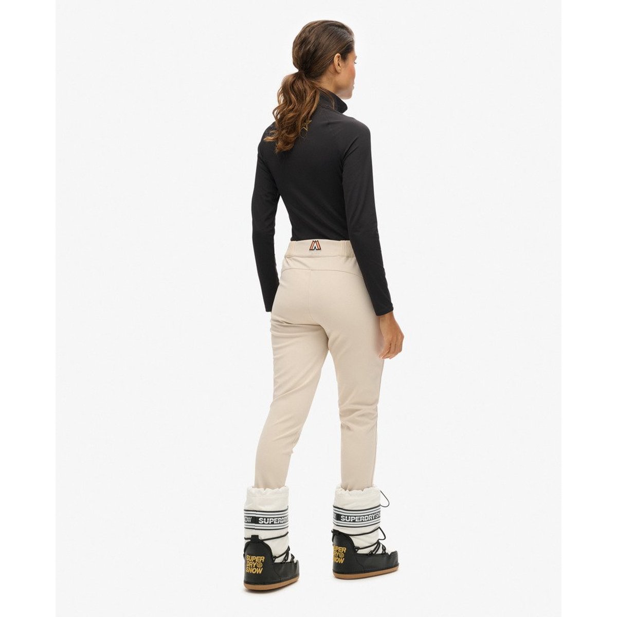 Legging de ski Luxe gris cassé, SUPERDRY