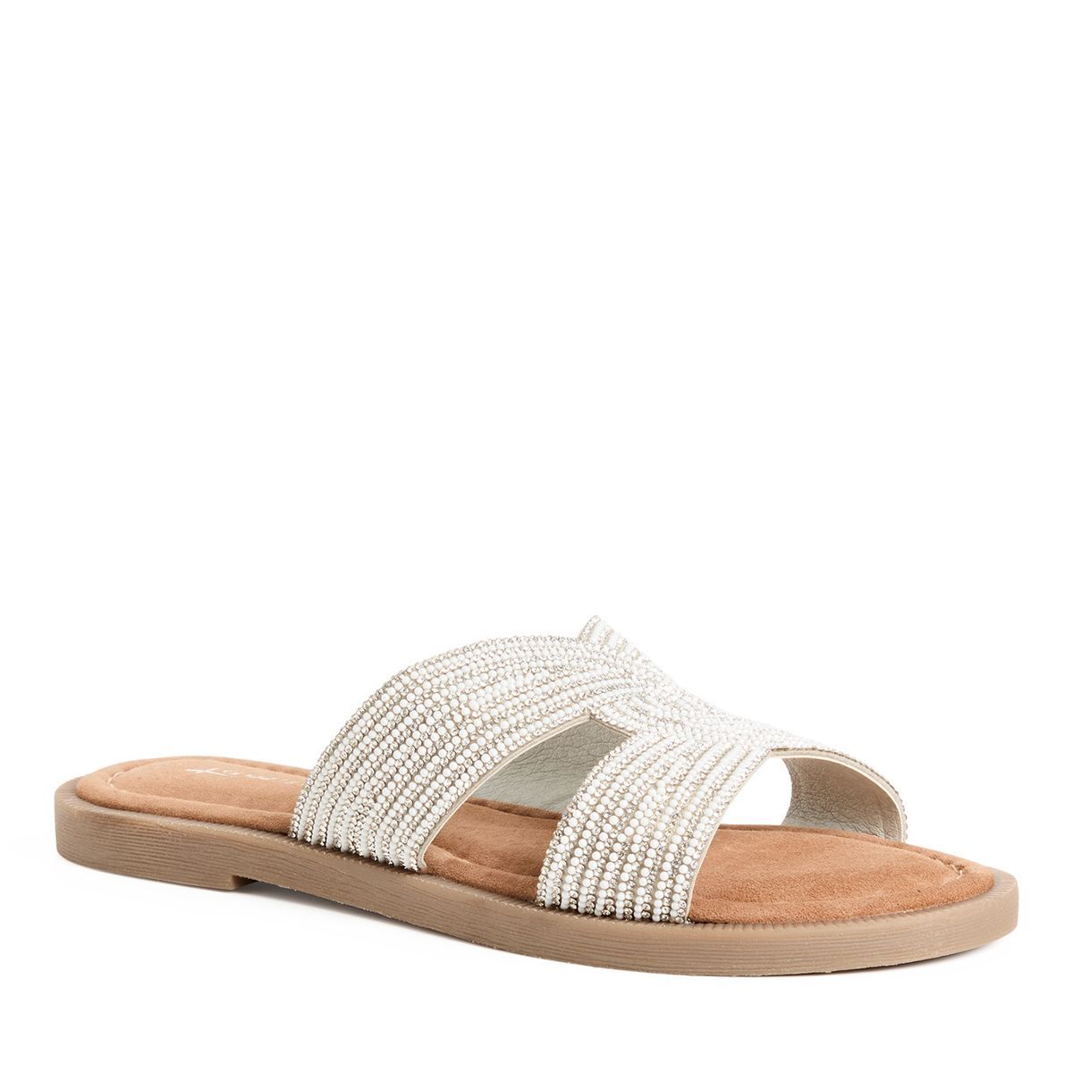 Mule en cuir multicolore, TAMARIS