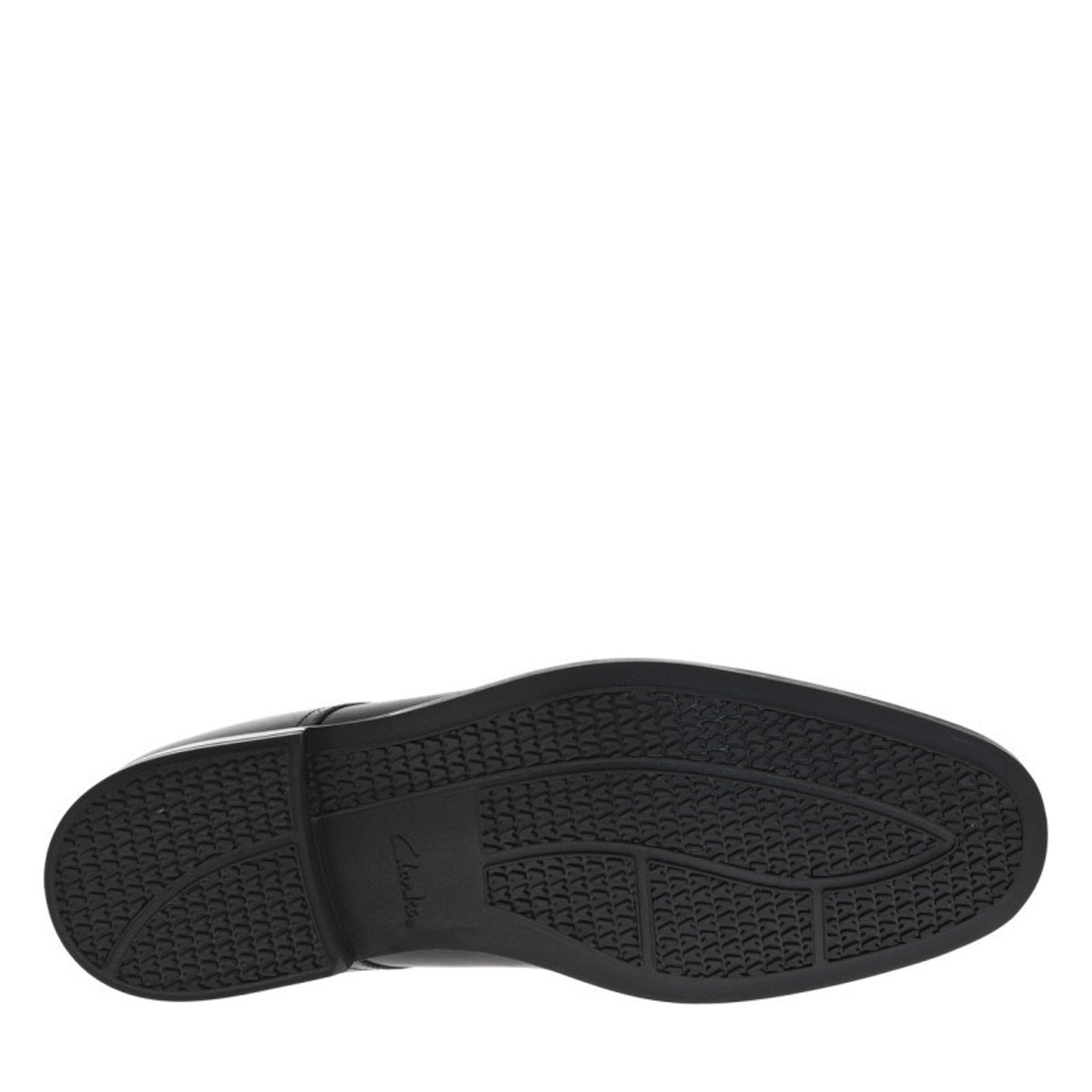 Chaussures richelieu en cuir Howard Cap noir, CLARKS