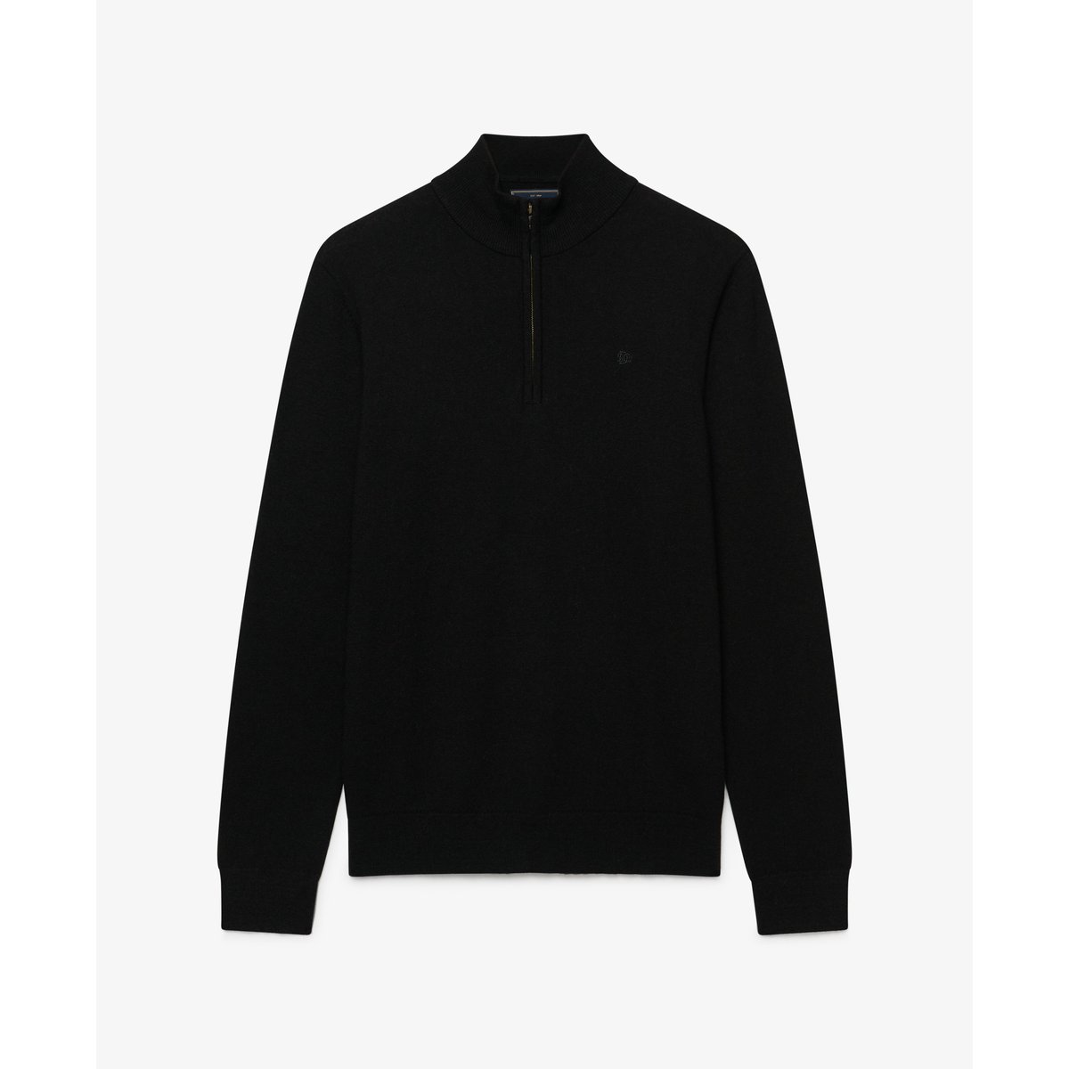 Pull Essential Laine Légère Coupe Ajustée vrai noir, SUPERDRY