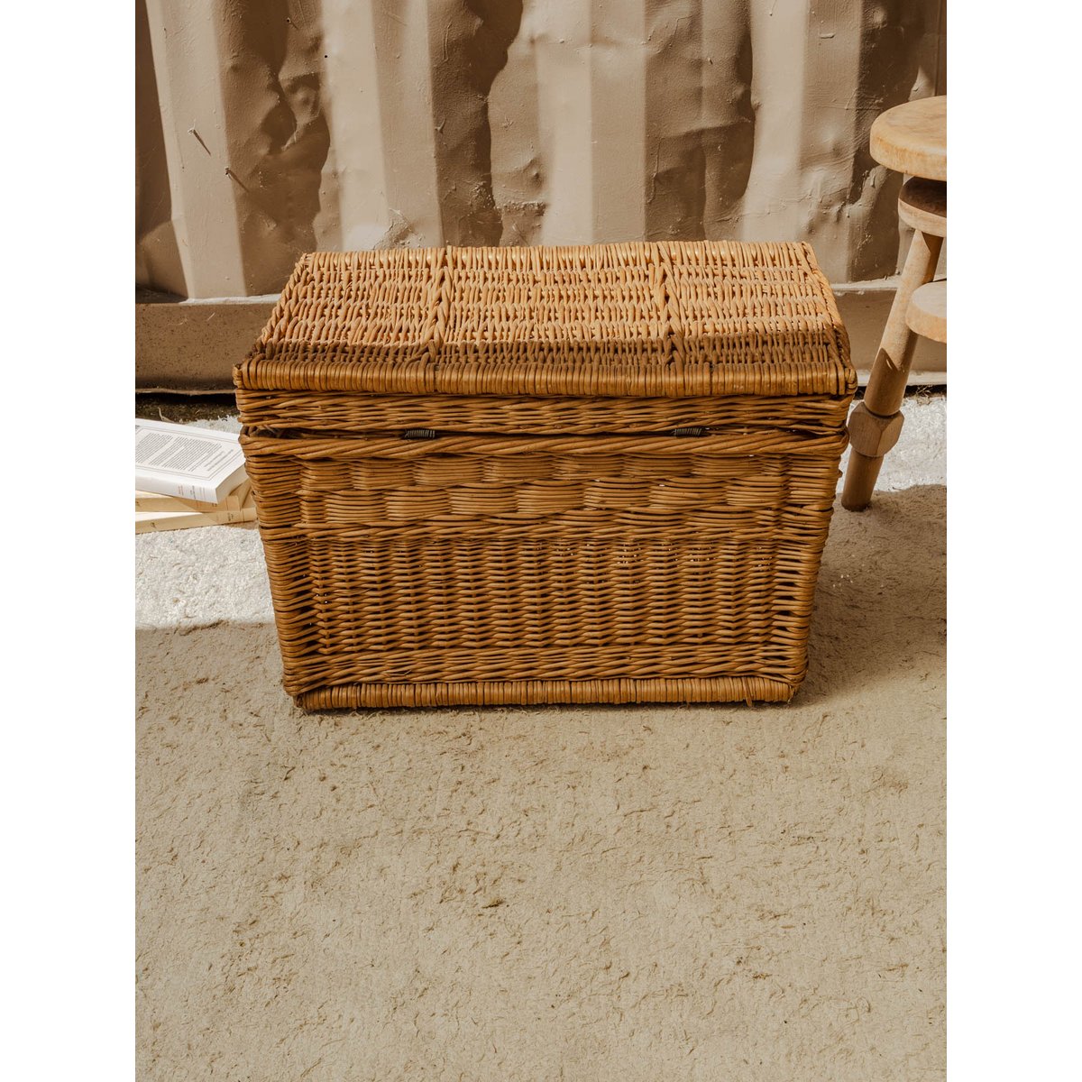 Malle en osier Lucienne N°309 - Bon état beige, DEBONGOUT