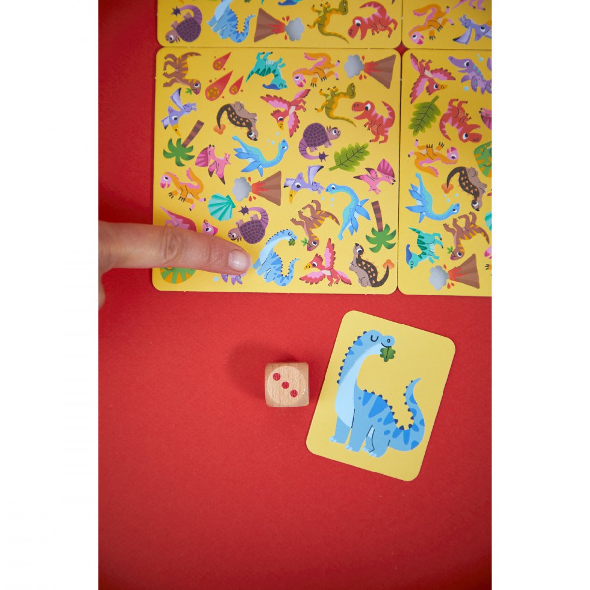 Jeu Éducatif Cherche Et Trouve Les Dinosaures couleur unique, JANOD