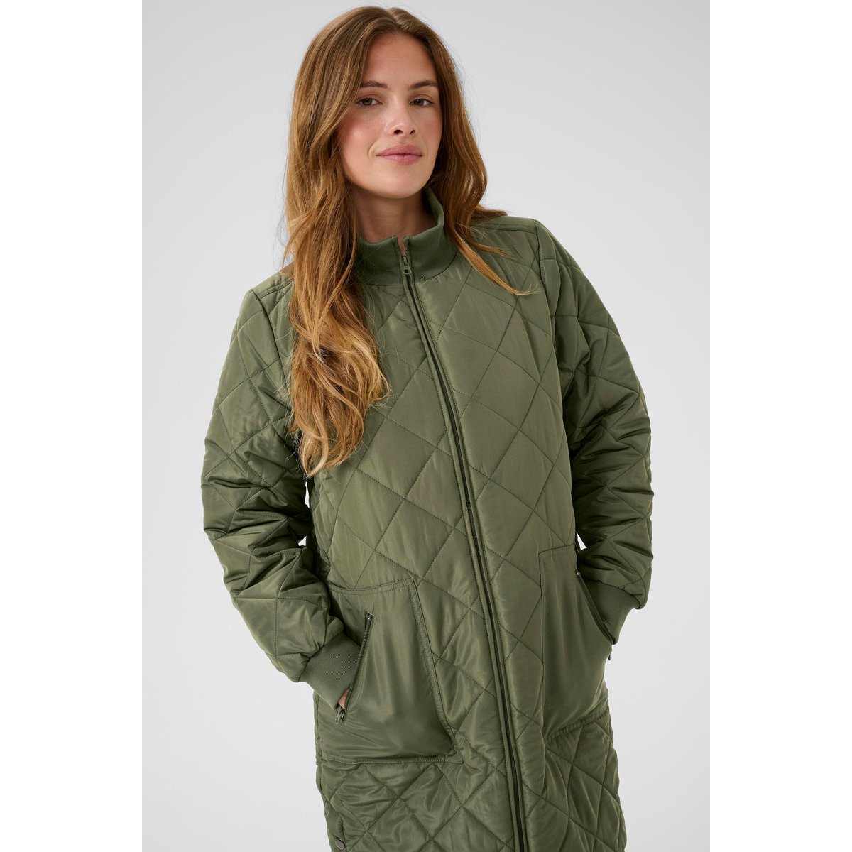 Manteau vert grape leaf, KAFFE