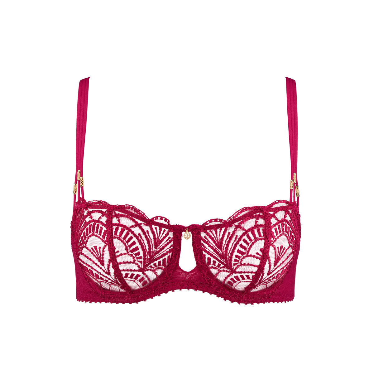 Soutien-gorge Corbeille avec armatures Vibes rouge, AUBADE
