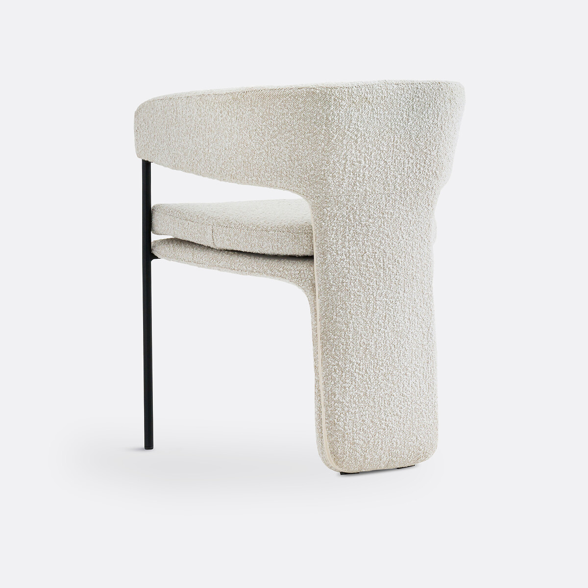 Poltrona da tavolo in bouclè, Palazzo beige écru, LA REDOUTE INTERIEURS