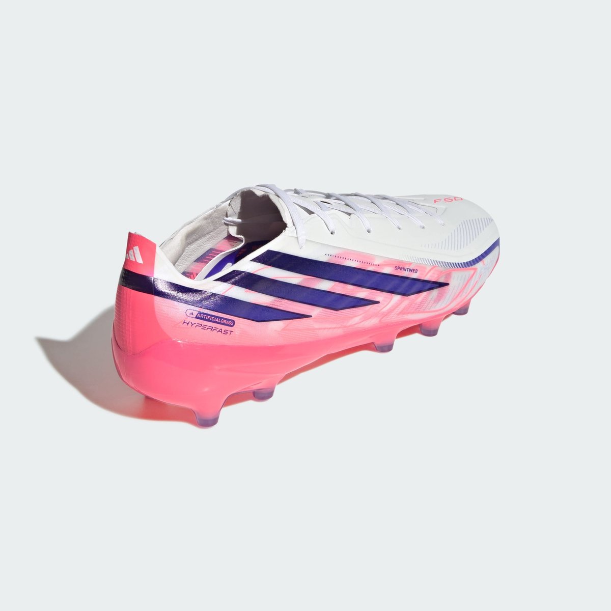 Chaussure De Football F50 Hyperfast Pro Terrain Synthétique Chaussure De Football F50 Hyperfast Pro Terrain Synthétique cloud white / solar purple / solar turbo, adidas Performance