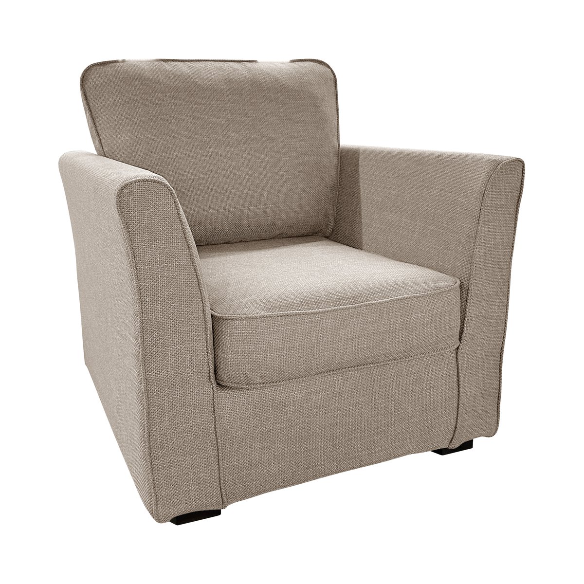 Fauteuil tissu déhoussable - MARBELLA beige, CAMIF