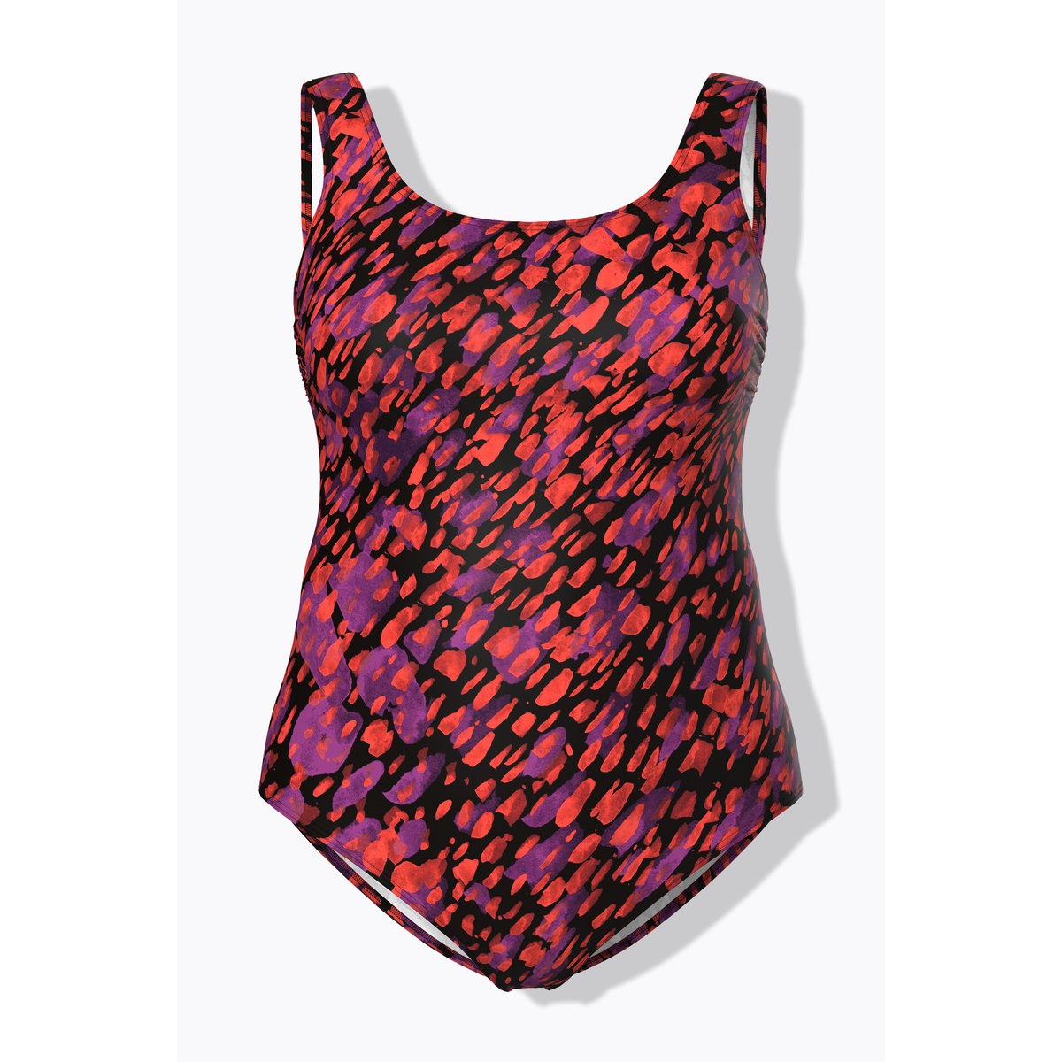 Maillot de bain imprimé. Sans bonnets rouge, ULLA POPKEN