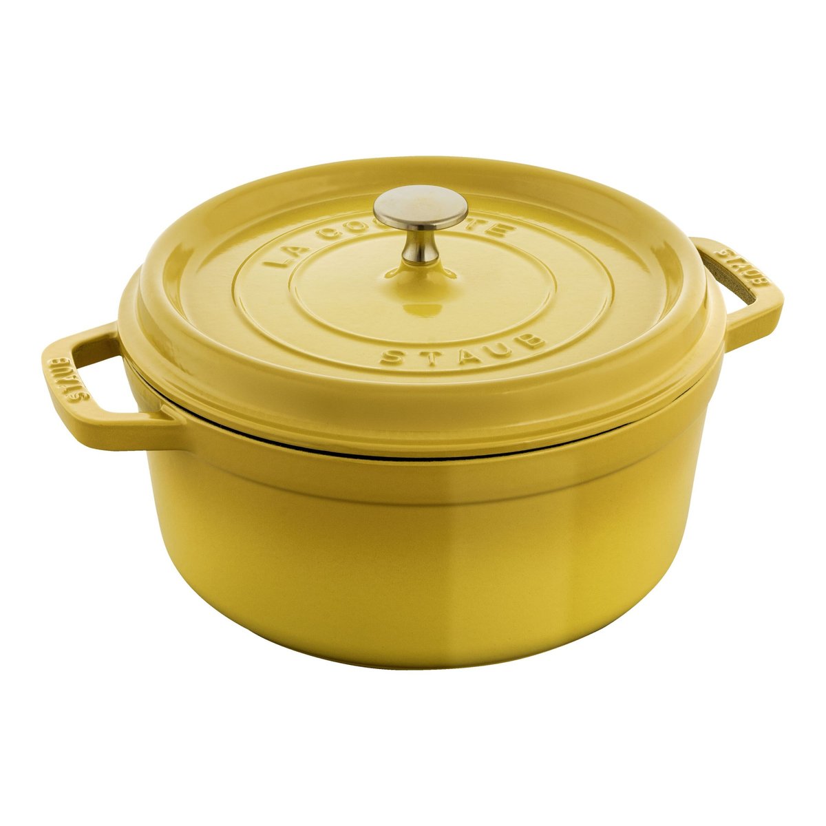 Cocotte 28 cm, Rond(e) citron, STAUB