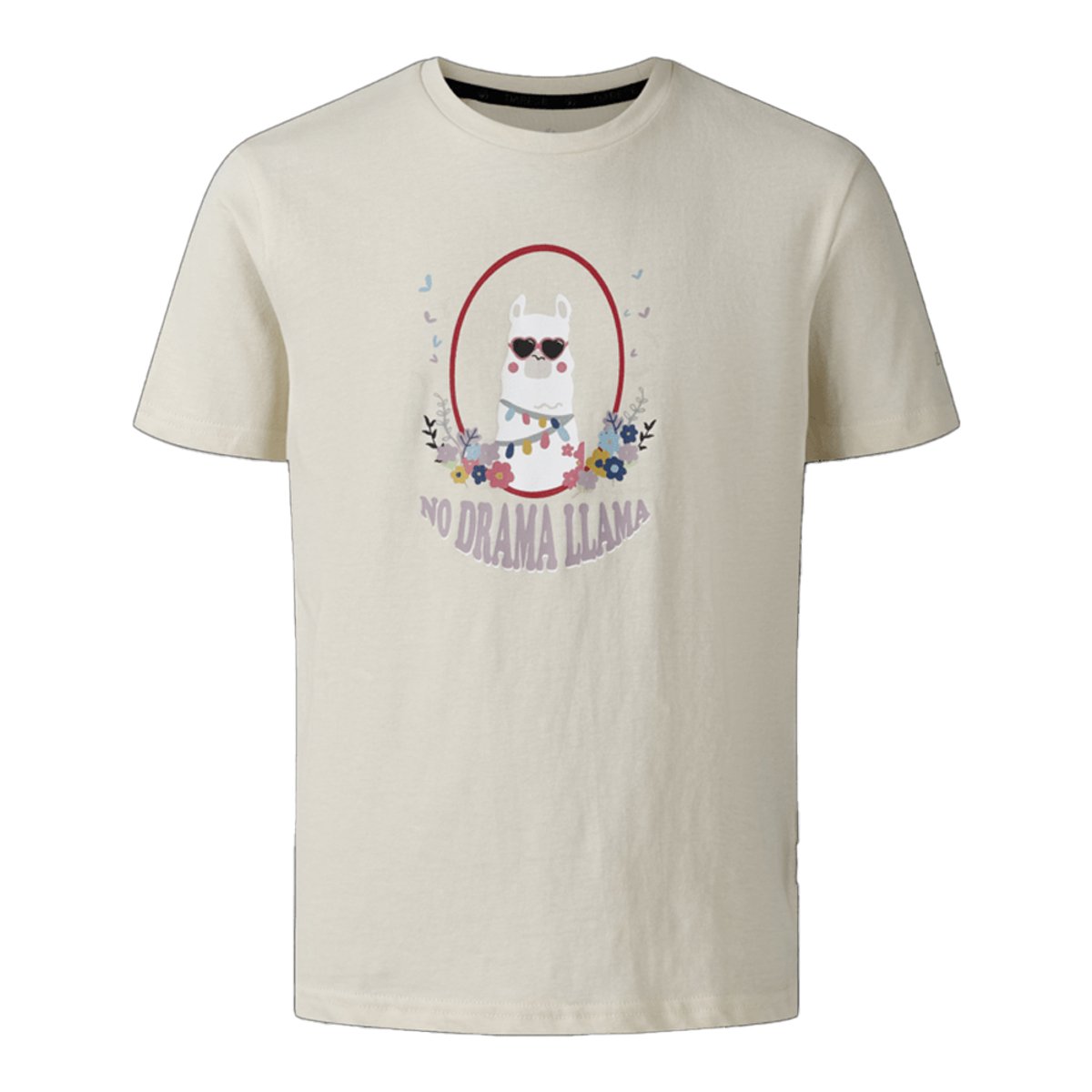 T-shirt motif/style lama TRAILBLAZER lait d'amande, DARE 2B