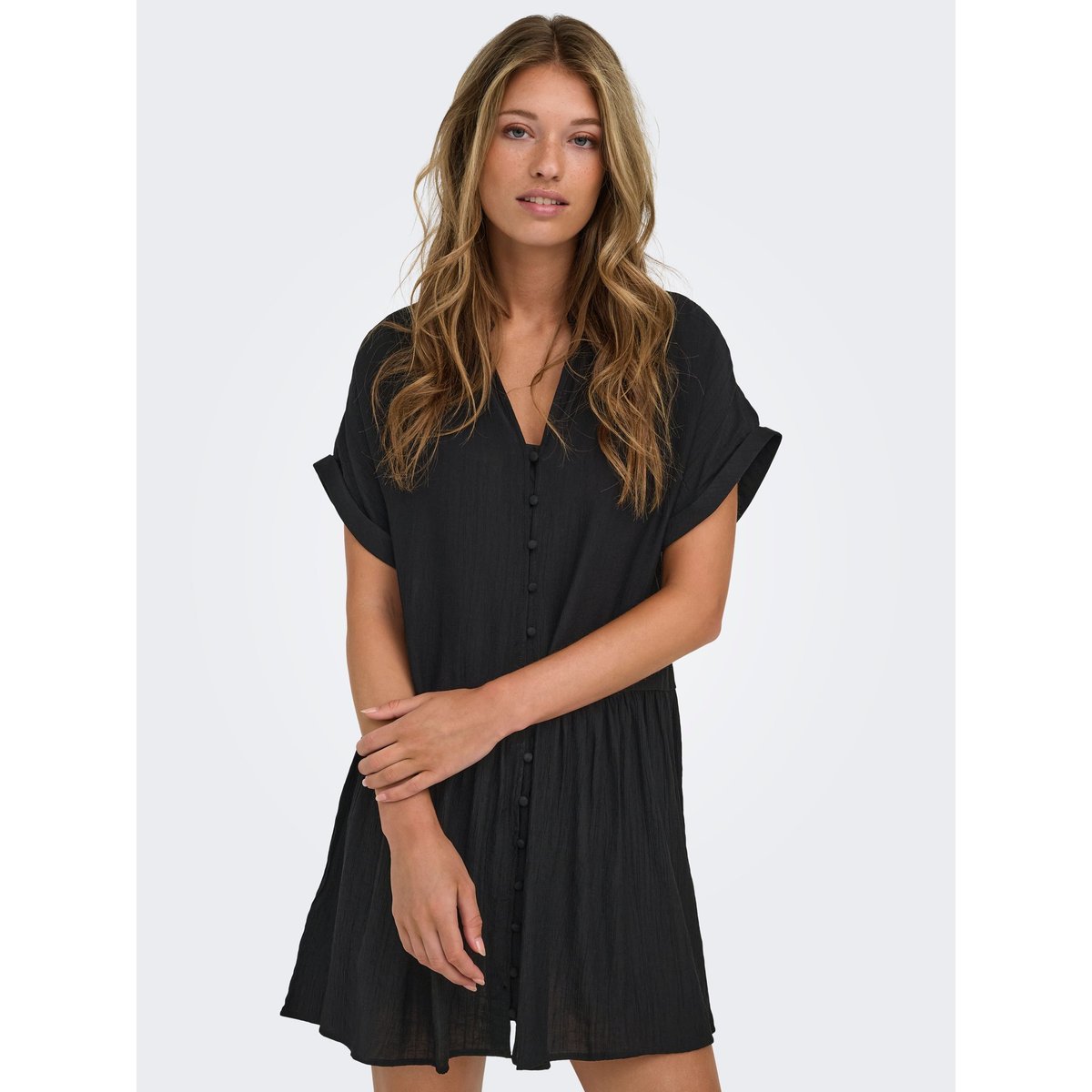 Robe noire - black, ONLY