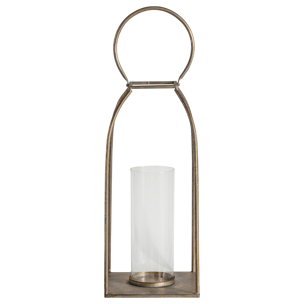 38cm Antique Gold Effect Metal Lantern gold-coloured, ÉDITÉ