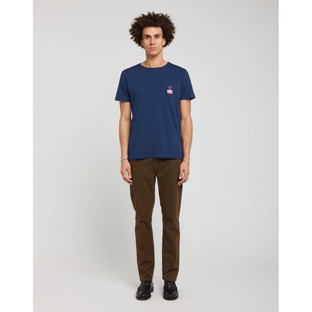 PANTALON CHINO MOB marron, PULLIN