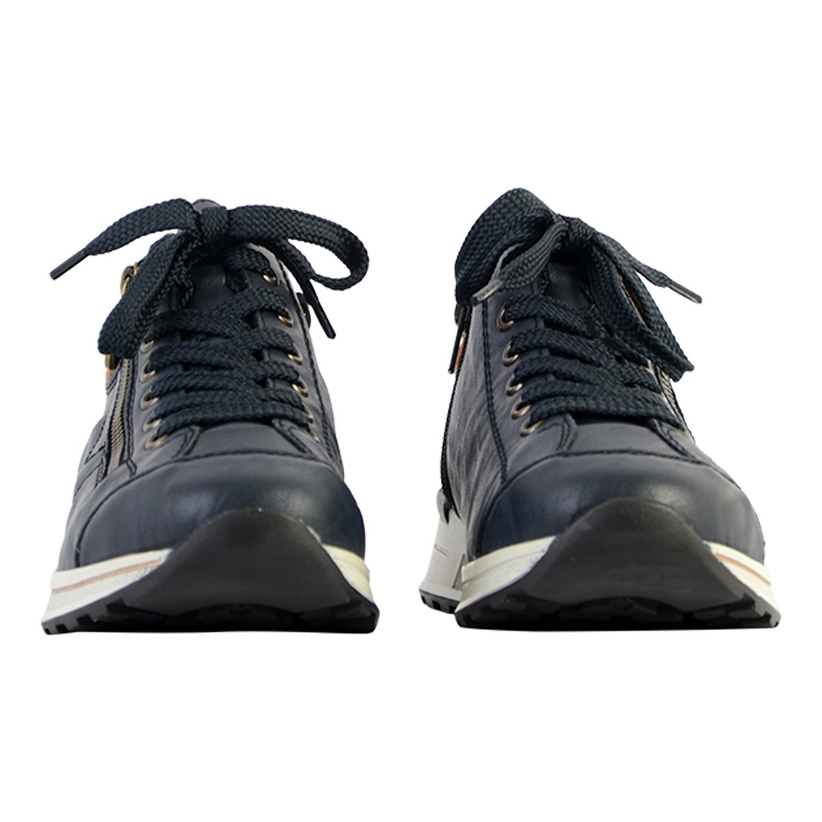 Basket à Zip Morelia bleu, RIEKER