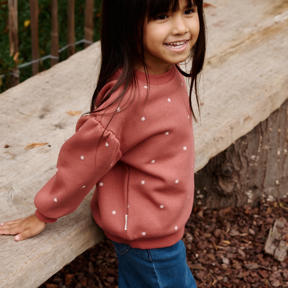 Sweat en molleton Rose rose, PETIT BEGUIN