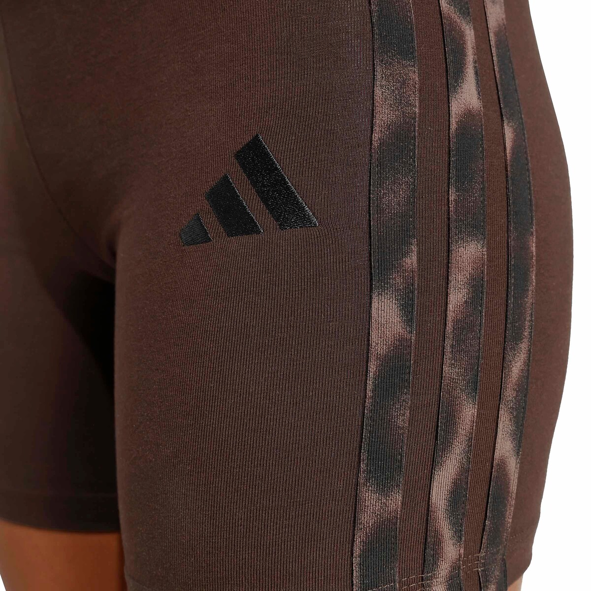 Essentials 3 Stripes Leopard Print Shorts leopard print, ADIDAS SPORTSWEAR