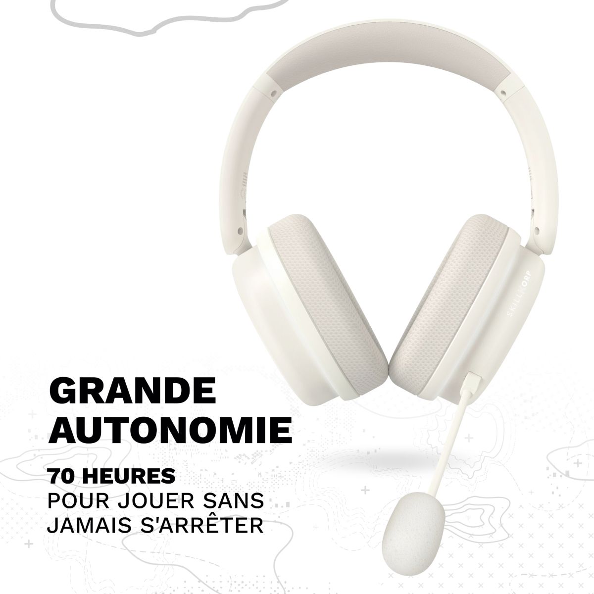Casque gamer H15 Progress couleur unique, SKILLKORP