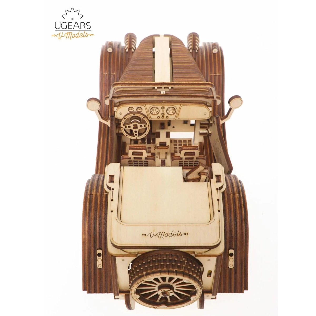 Puzzle 3D Roadster VM-01 beige, UGEARS