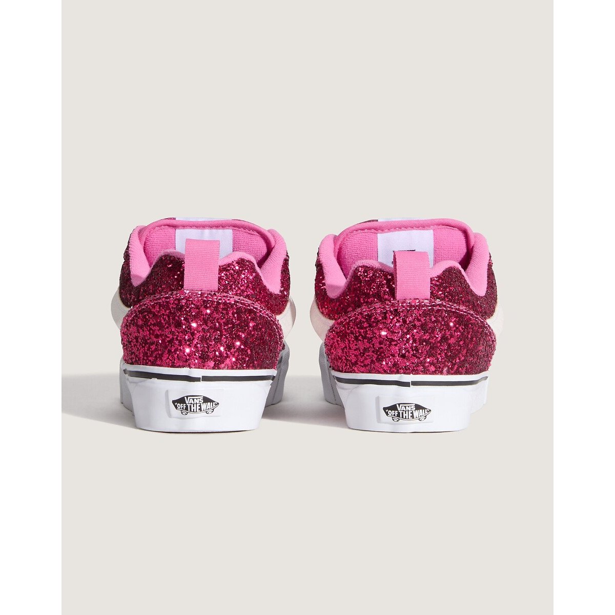 Baskets KNU SKOOL rose paillette, VANS